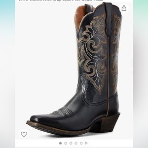 Brand new Ariat black cowboy boots womens size 9